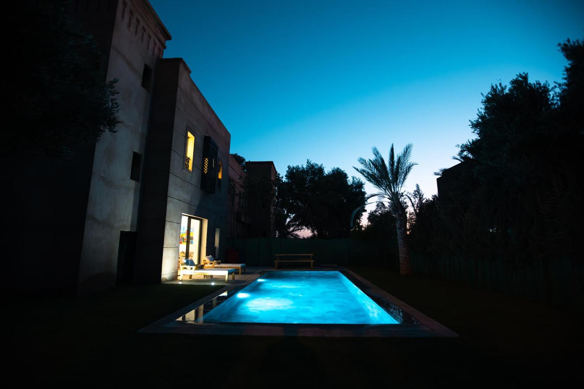 Villa Oasis Private Pool Secure Complex مراكش المظهر الخارجي الصورة